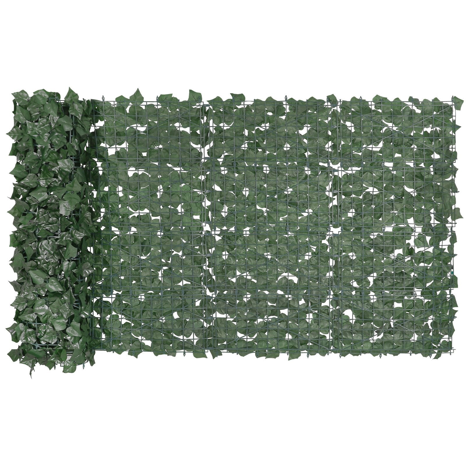 VEVOR Ivy Privacy Fence, 39 x 98 in Artificial Green Wall Screen, Greenery Ivy Fence with Strengthened Joint, Faux Hedges Vine Leaf Decoration for Outdoor Garden, Yard, Balcony, Patio Decor 