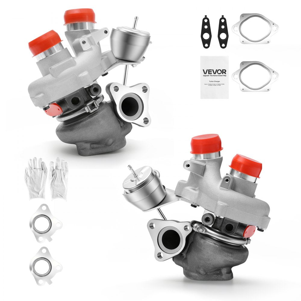 Twin Turbochargers with Wastegate Actuators for Ford F-150, Expedition & Transit 3.5L EcoBoost