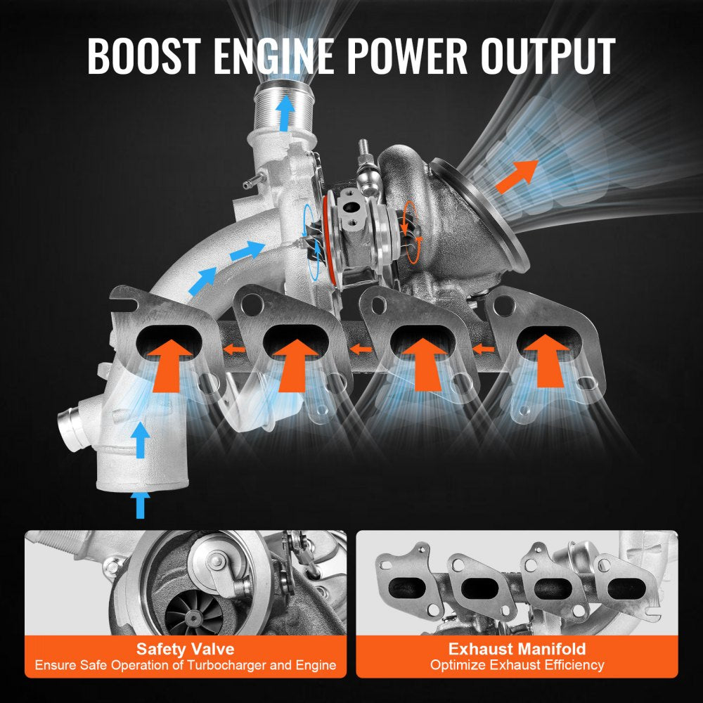 VEVOR Turbo Turbocharger Kit for Engines Chevy Chevrolet Cruze 2011-2019 1.4T 