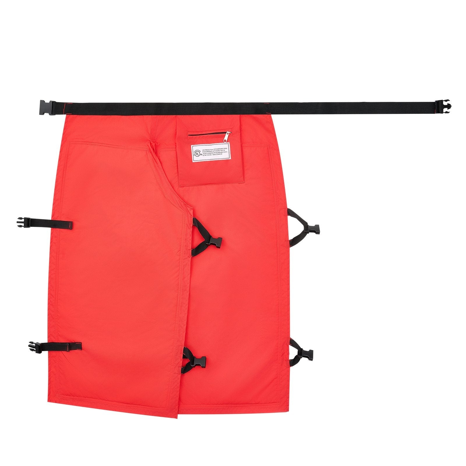 VEVOR Chainsaw Chaps 34.2" Apron Style Chainsaw Safety Chaps Class C Small 