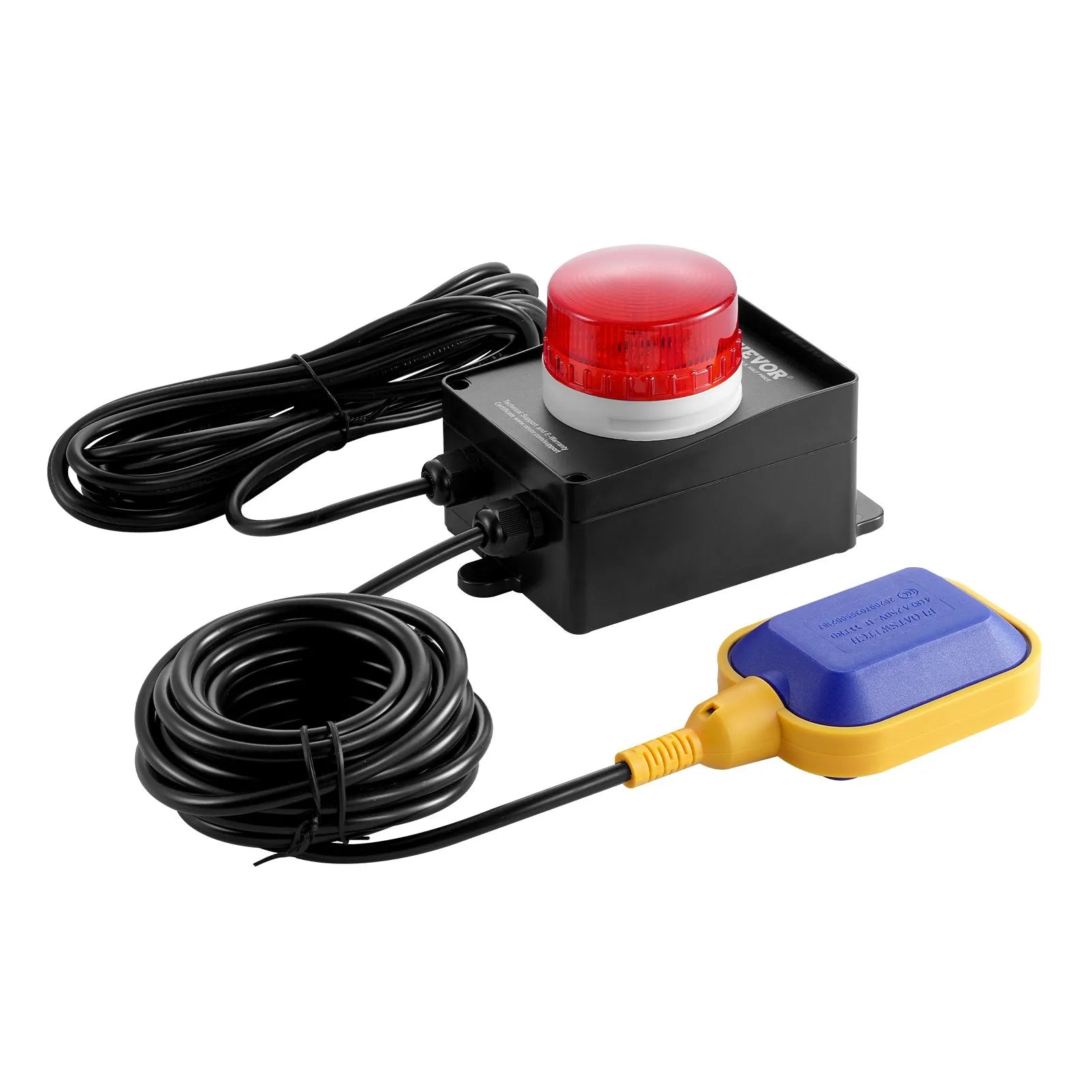 VEVOR Sump Pump Alarm With 16.4ft Level Float Switch Loud Alarm LED Indicator