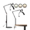 💡 2-in-1 Half Moon LED Lash Light – Floor & Desk Lamp (Model HD-M2X)