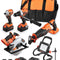 VEVOR Tool Combo Kit 20V Max Brushless 5-Tool Cordless Power Tool Combo Kit