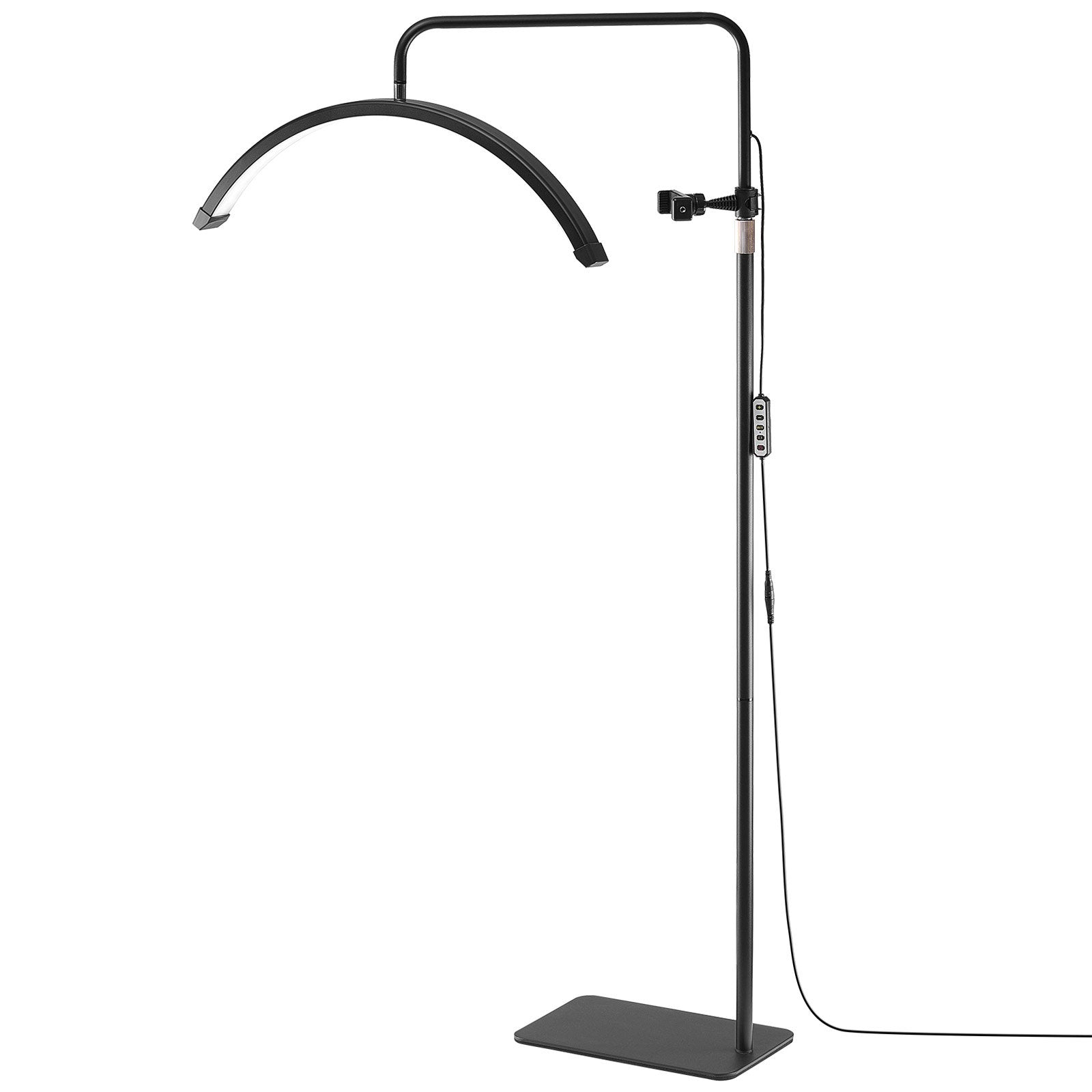 Half Moon Light for Esthetician 23inch Dimmable LED Floor Lamp Lash Light Arched 