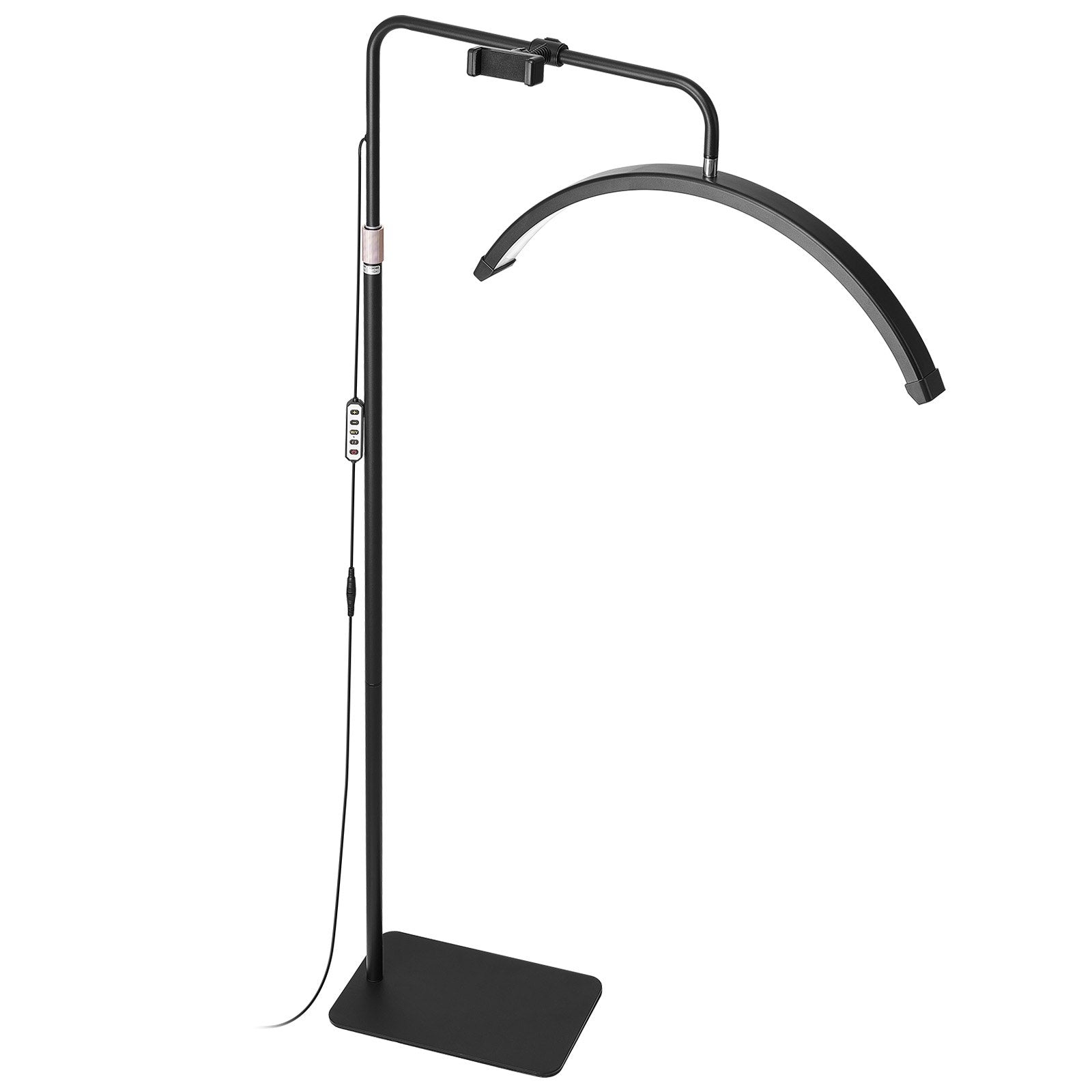 Half Moon Light for Esthetician 23inch Dimmable LED Floor Lamp Lash Light Arched 