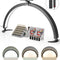 Nail Desk Light 40 W Half Moon Desk Lamp with Phone Holder Adjustable Brightness