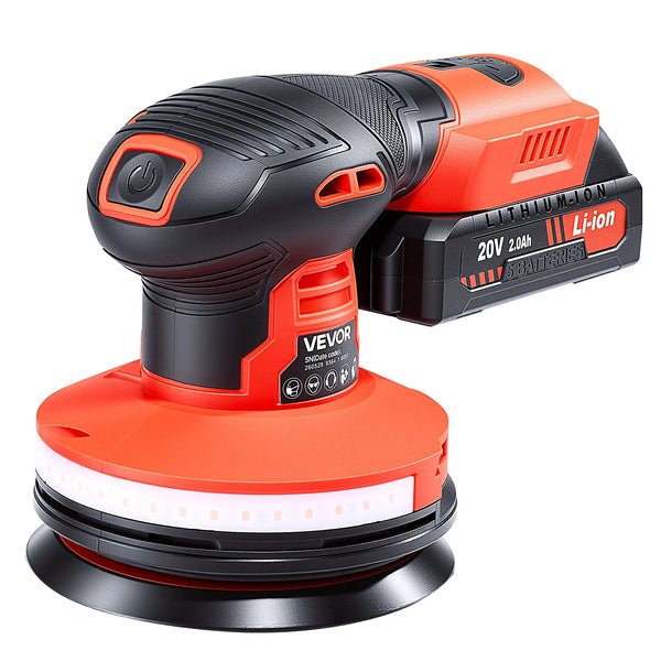 5" Cordless Random Orbital Sander, 300W Brushless, 7-Speed