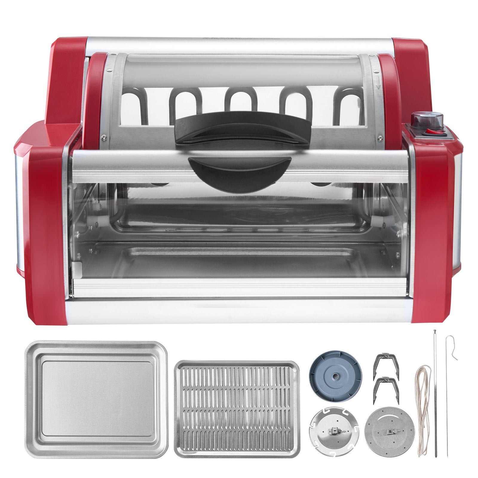 VEVOR Stainless Steel Shawarma Grill Machine Electric Gyro Rotisserie Doner 