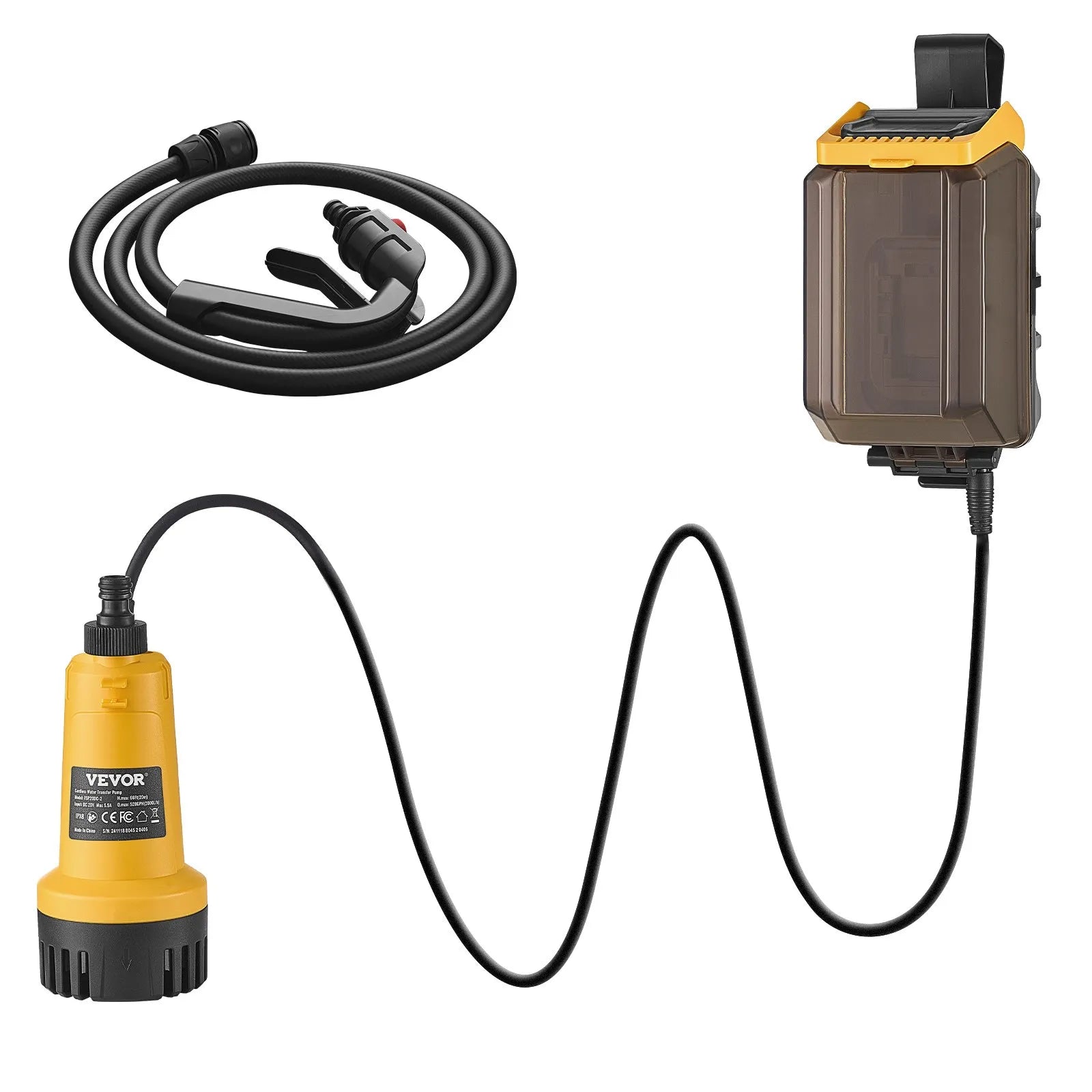 VEVOR Cordless Submersible Water Pump for Dewalt 20V MAX Battery (Tool Only)