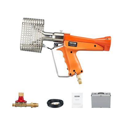 VEVOR Propane Heat Gun Up to 187660 BTU Hot Air Gun with Regulator & Carry Case 