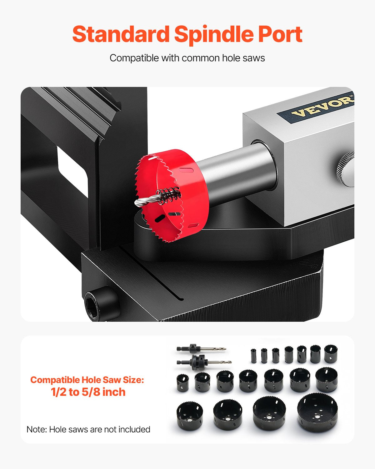 VEVOR Pipe Notcher 1/2 to 3-inch Tubing Notcher with 0 - 50° Adjustable Angle 