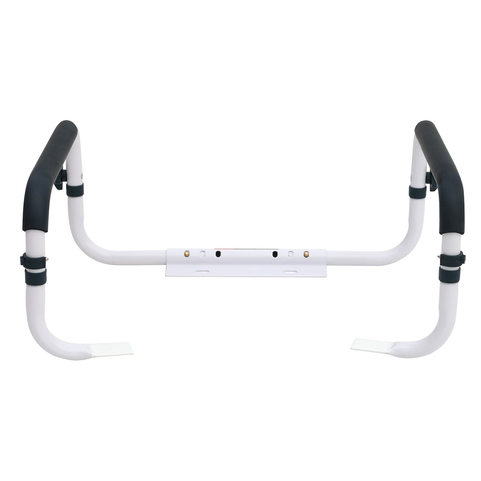 VEVOR Toilet Safety Rail, 300LBS Capacity Toilet Seat Frame, Adjustable Width Fit Most Toilets, Easy Installation, Toilet Handles Grab Bars with Padded Armrests for Handicap, Disabled, Seniors 