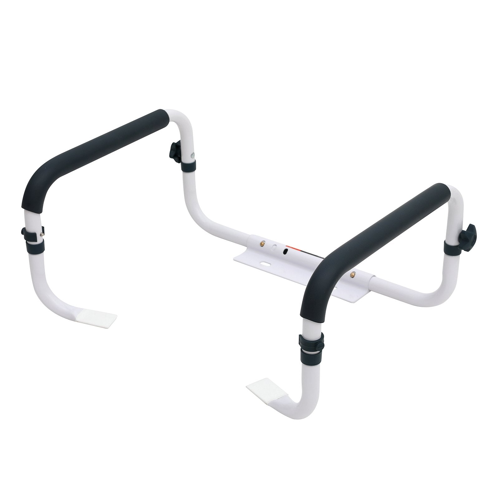 VEVOR Toilet Safety Rail, 300LBS Capacity Toilet Seat Frame, Adjustable Width Fit Most Toilets, Easy Installation, Toilet Handles Grab Bars with Padded Armrests for Handicap, Disabled, Seniors 
