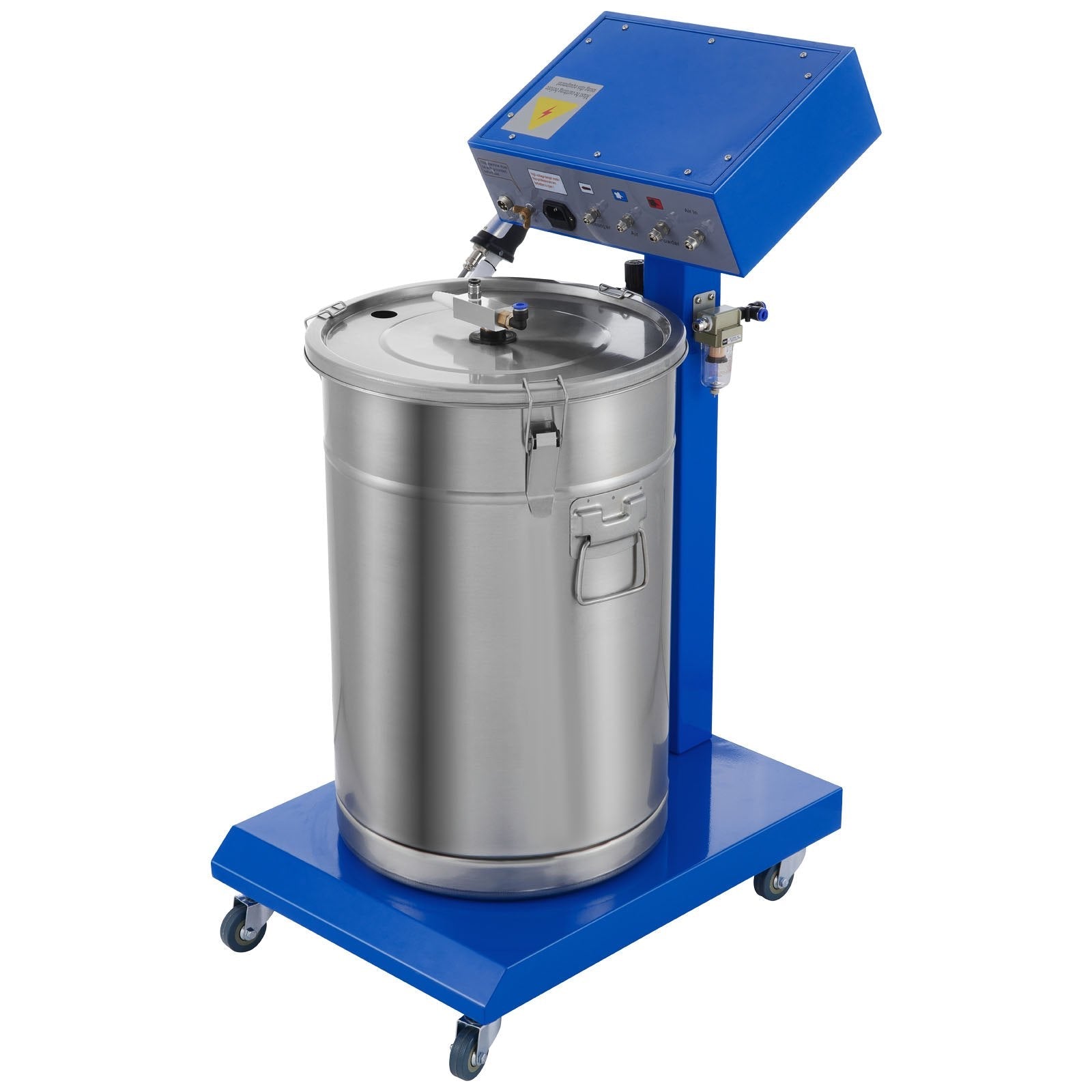 VEVOR Powder Coating Machine 50W 45L Capacity Electrostatic Powder Coating Machine Spraying Gun Paint 450g per Min WX-958 Powder Coating System 