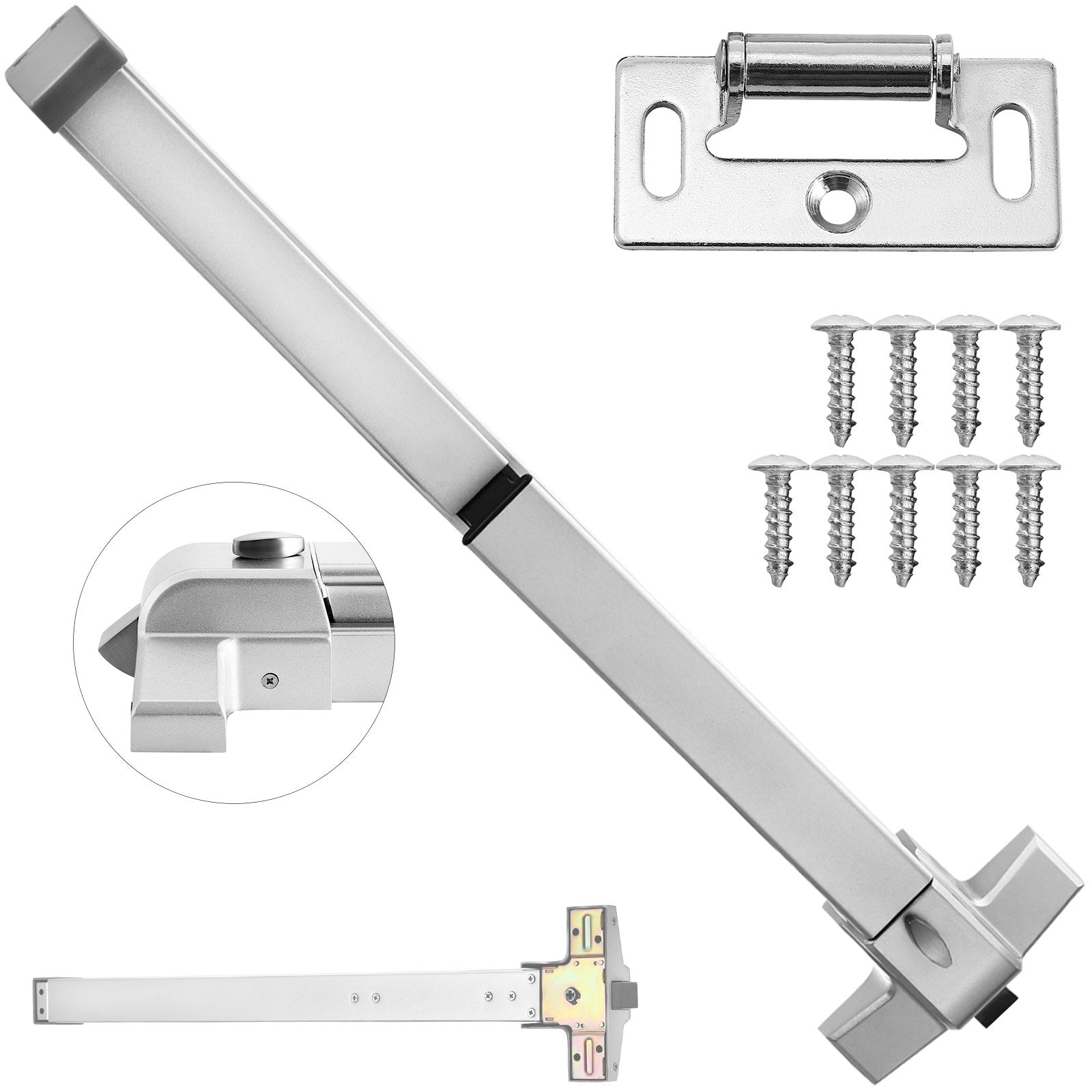 VEVOR Push Commercial Emergency Bar Panic Exit Device Suitable for Wood Metal Door 