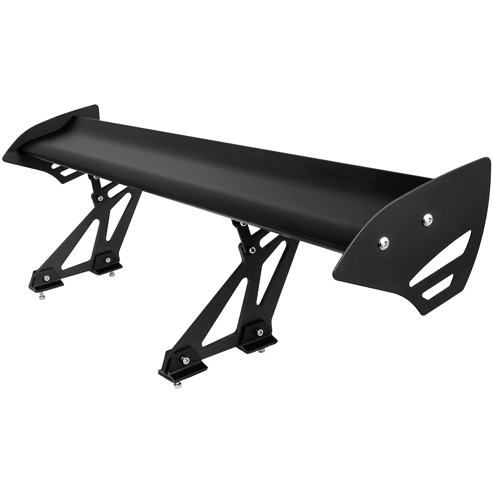Universal GT Wing Spoiler 110CM Lightweight Aluminum Rear Spoiler Wing Adjustable Angel Single Deck 