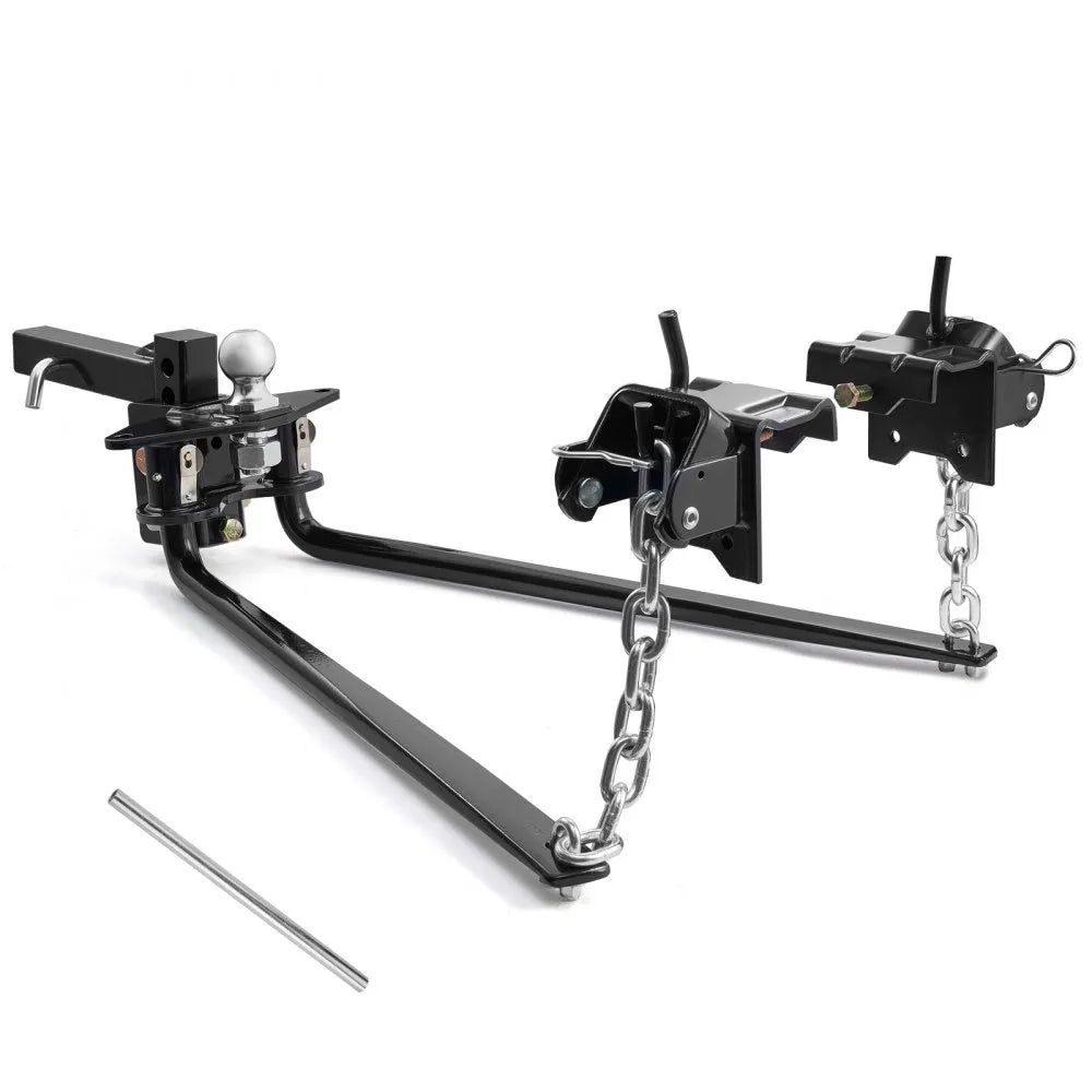 10,000 lb Weight Distribution Hitch with 2-5/16" Hitch Ball, 1,000 lb Tongue Weight, 2" Shank