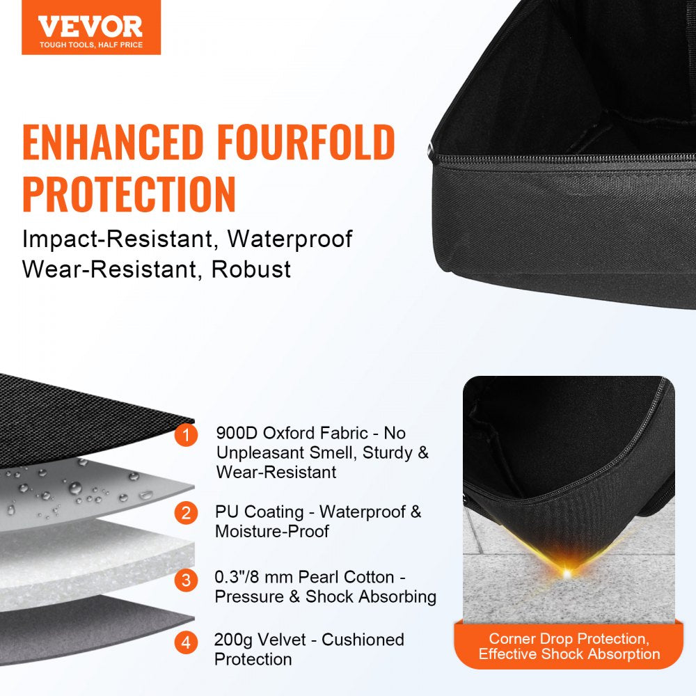 VEVOR Telescope Case 41" Multipurpose Shock-Absorbent Telescope Storage Bag 