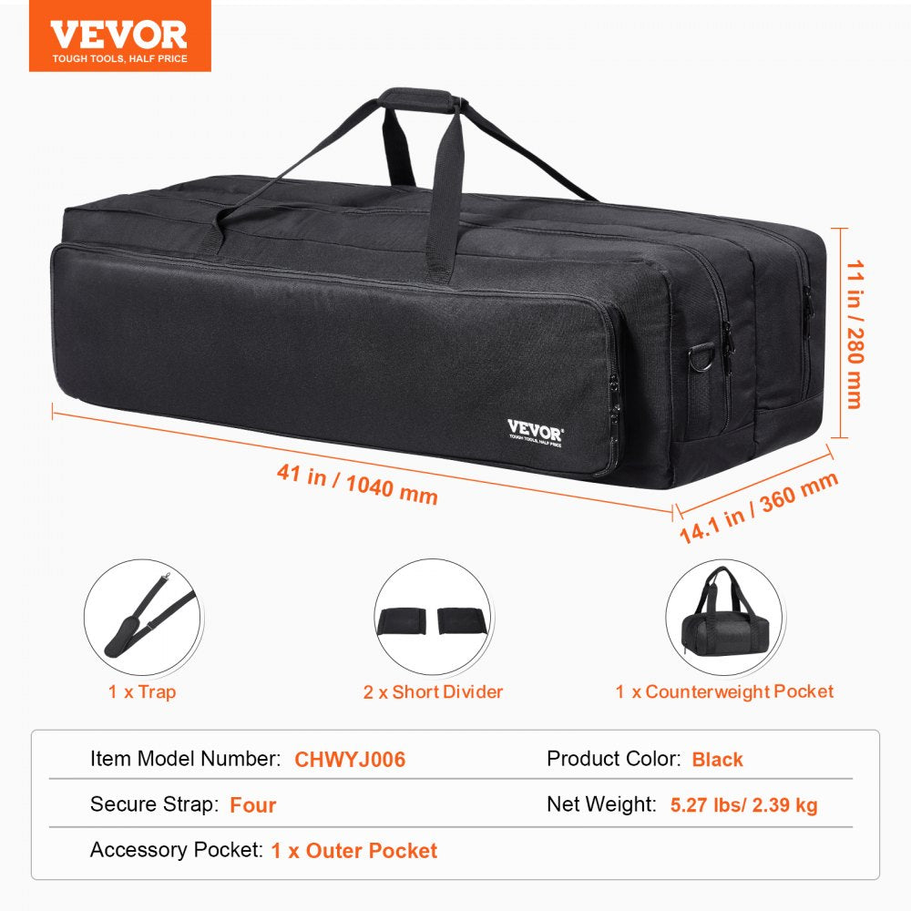VEVOR Telescope Case 41" Multipurpose Shock-Absorbent Telescope Storage Bag 