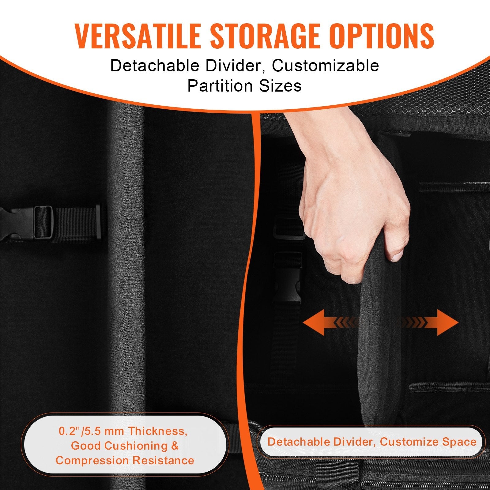 VEVOR Telescope Case 22 in Multipurpose Shock-Absorbent Telescope Storage Bag 