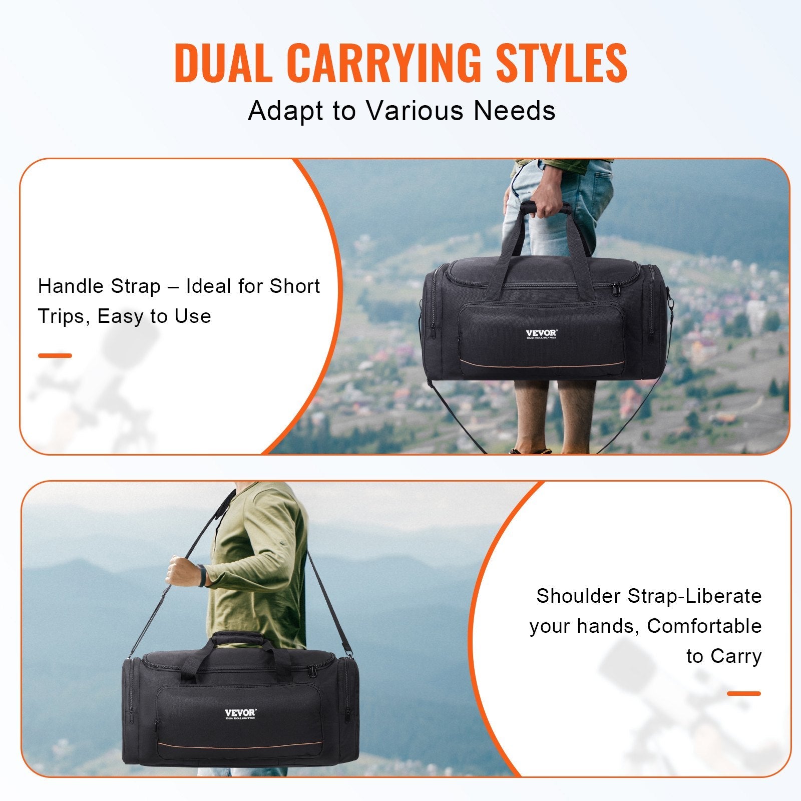 VEVOR Telescope Case 22 in Multipurpose Shock-Absorbent Telescope Storage Bag 