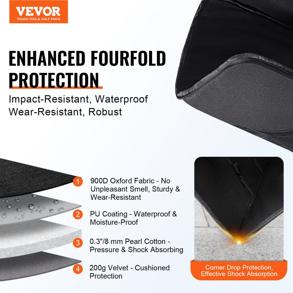 VEVOR Telescope Case 29.9" Multipurpose Shock-Absorbent Telescope Storage Bag 