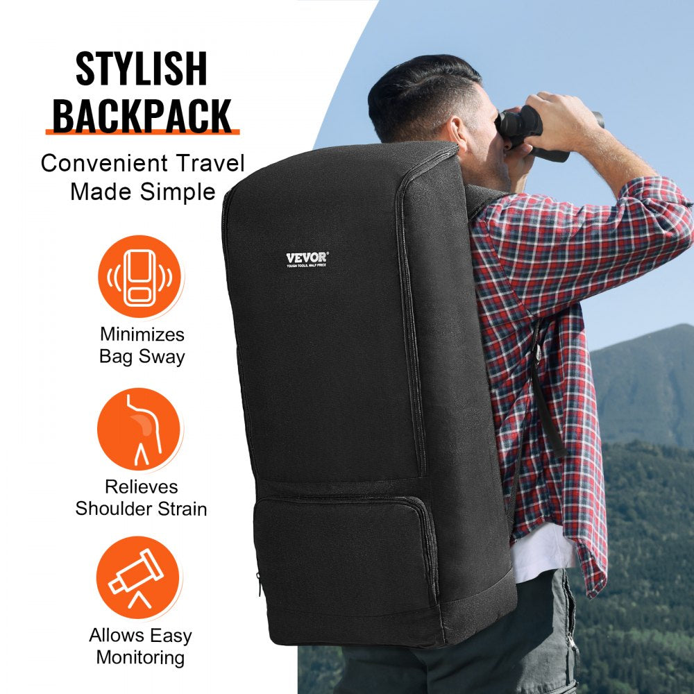 VEVOR Telescope Case 29.9" Multipurpose Shock-Absorbent Telescope Storage Bag 
