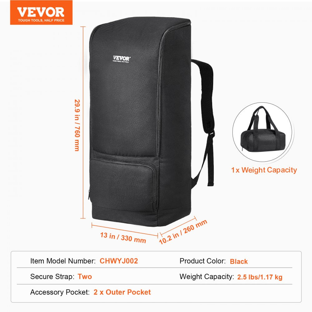 VEVOR Telescope Case 29.9" Multipurpose Shock-Absorbent Telescope Storage Bag 