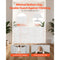 VEVOR Retractable Baby Gate 34 in Tall Extend to 55 in Wide Kids Pets White