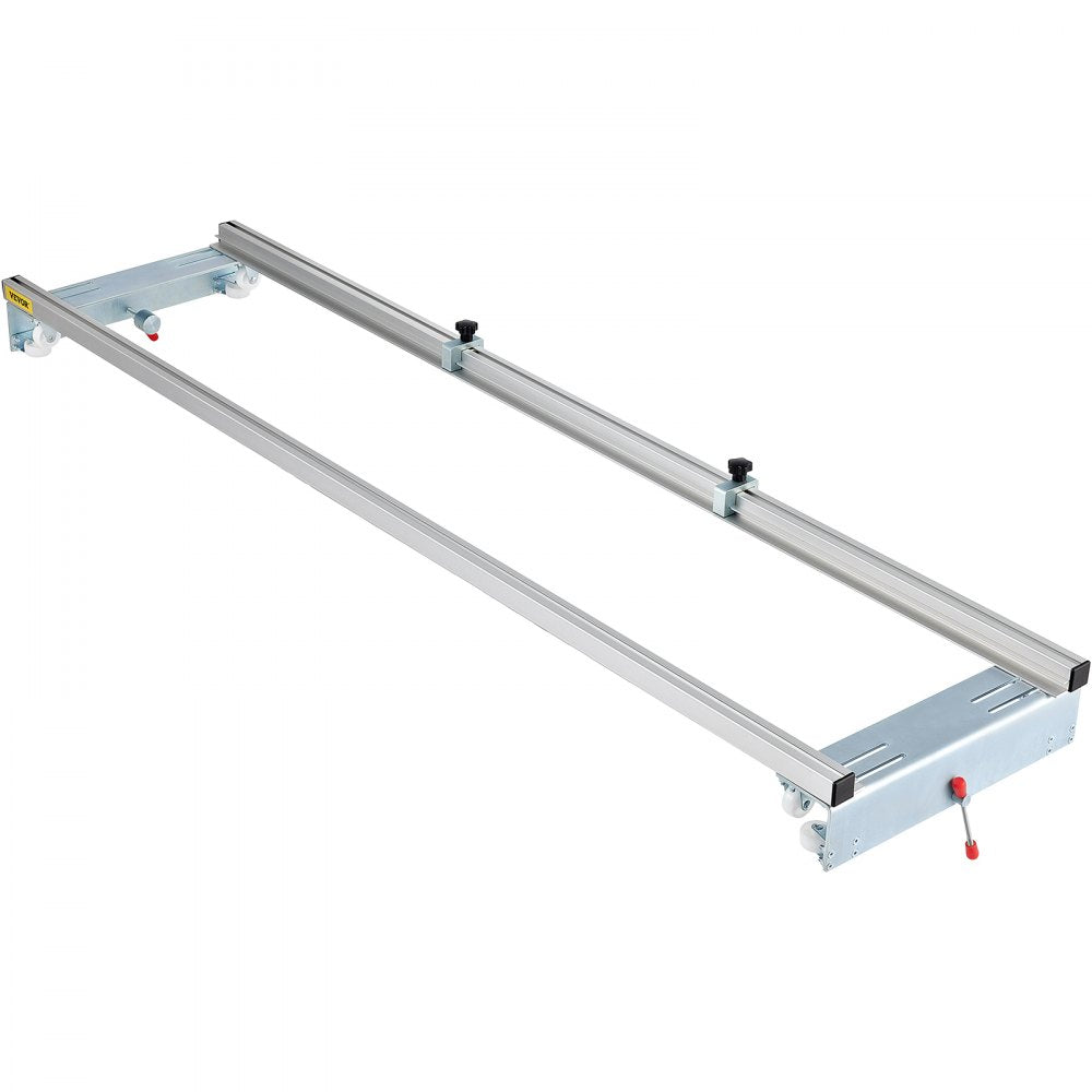 VEVOR Router Sled, 64" /162.6 cm Width, Slab Guide Jig for Woodworking with Locking Function, Portable and Easy to Adjust, Trimming Planing Machine for Wood Flattening, Home DIY 