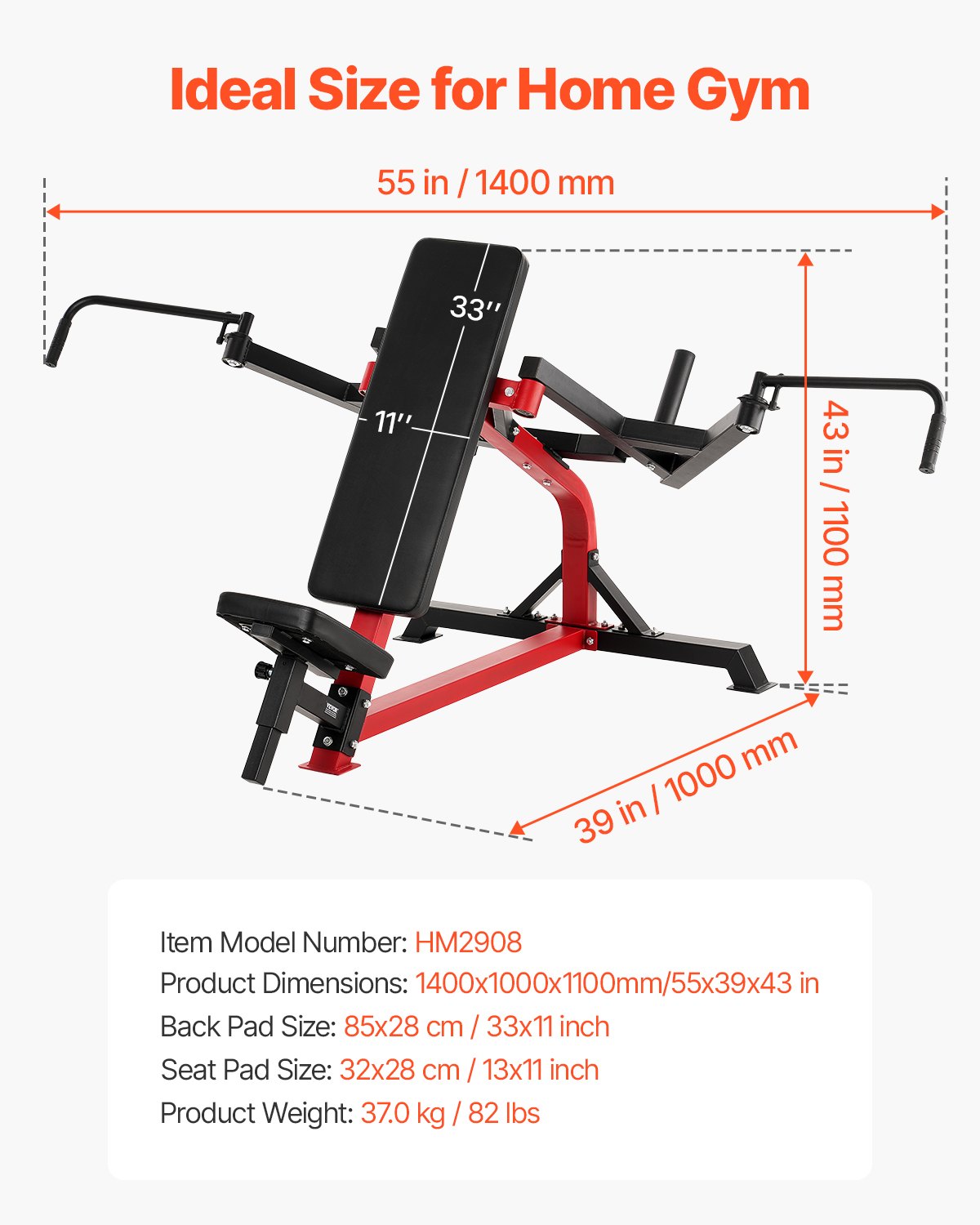 VEVOR Incline Chest Fly and Rear Delt Fly Machine Upper Body Strength Training 