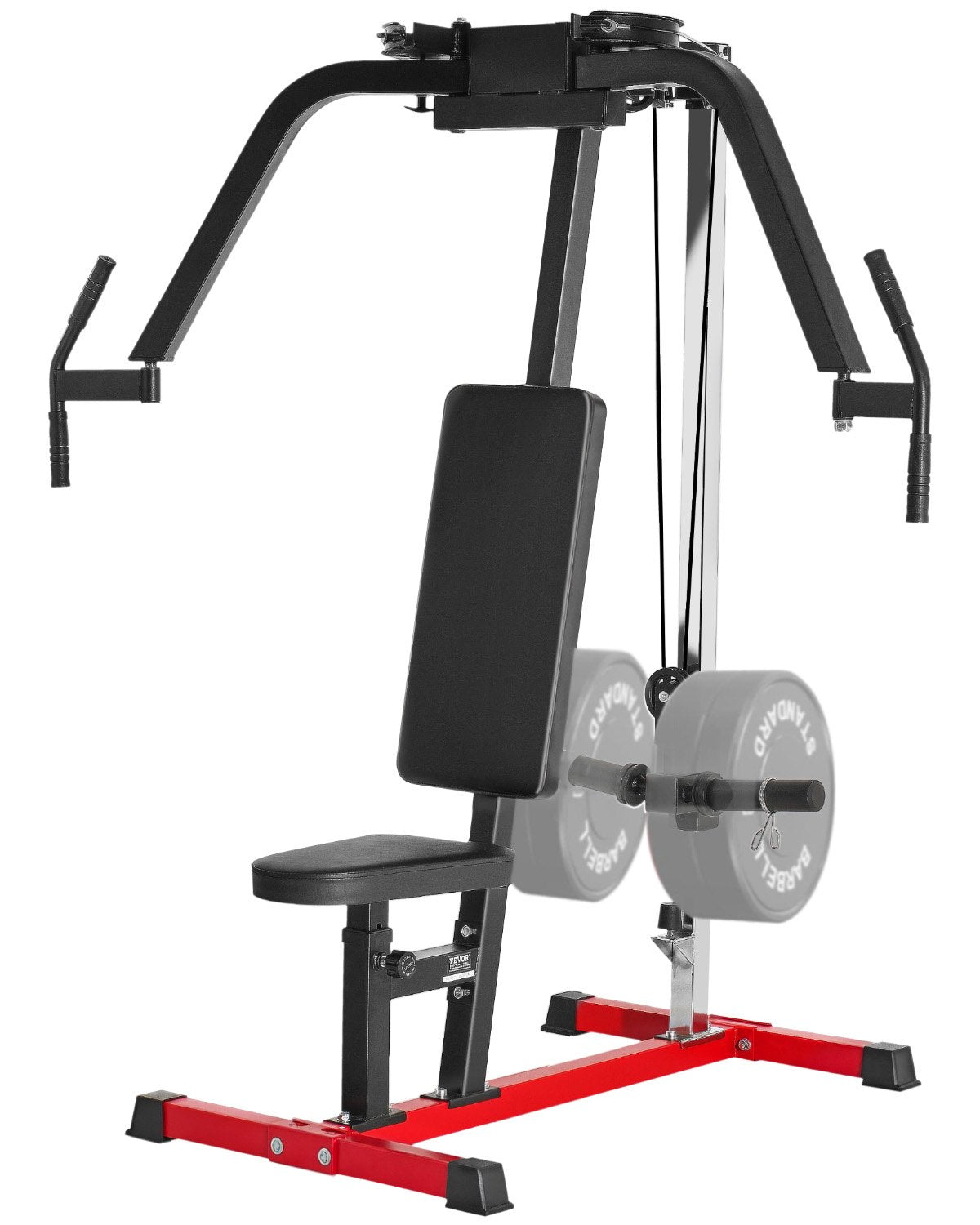 VEVOR Chest Fly Machine Adjustable Fly Reverse Delt Machine Upper Body Workout 
