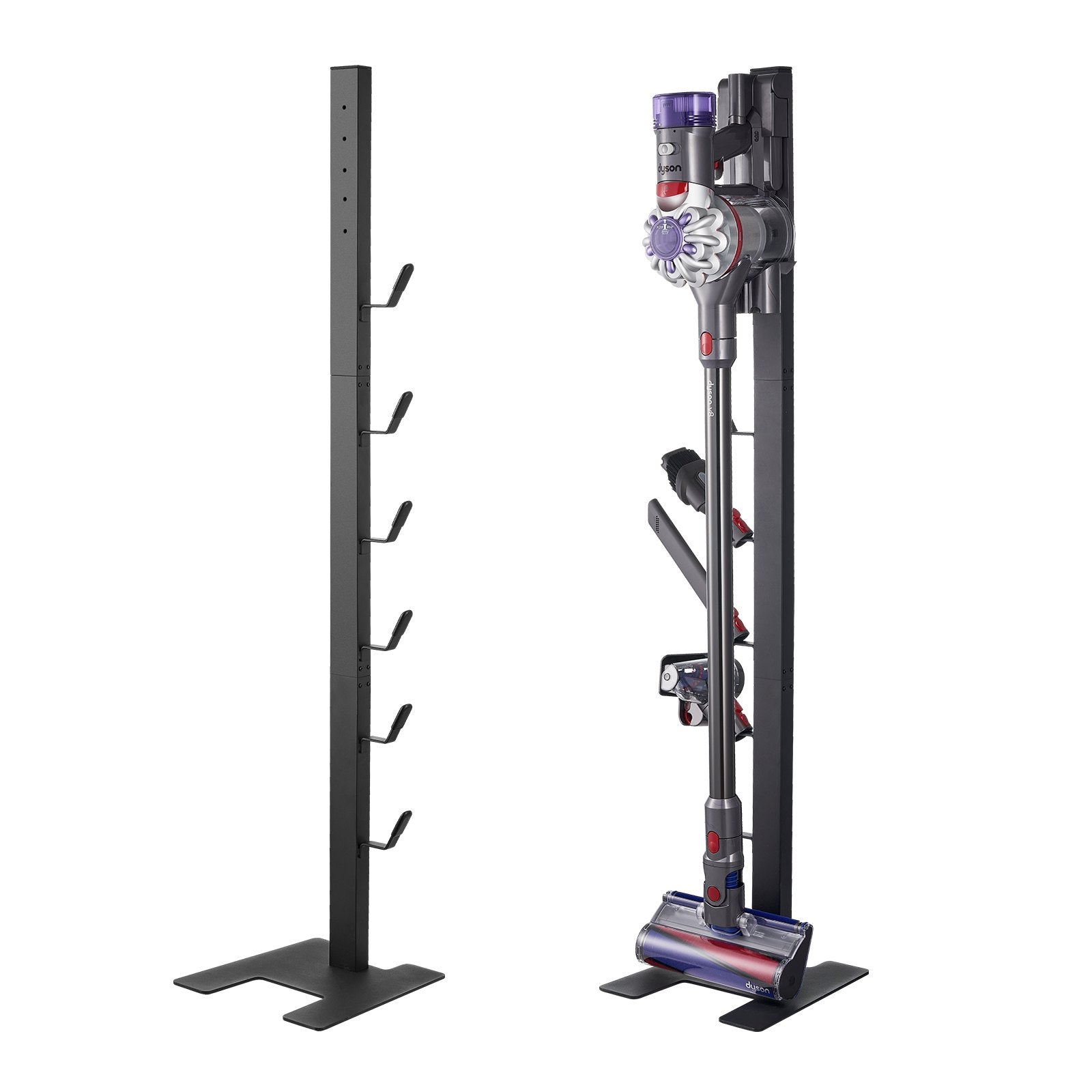 VEVOR Vacuum Stand for Dyson Multi-Models Storage Bracket Holder with 6 Hooks 