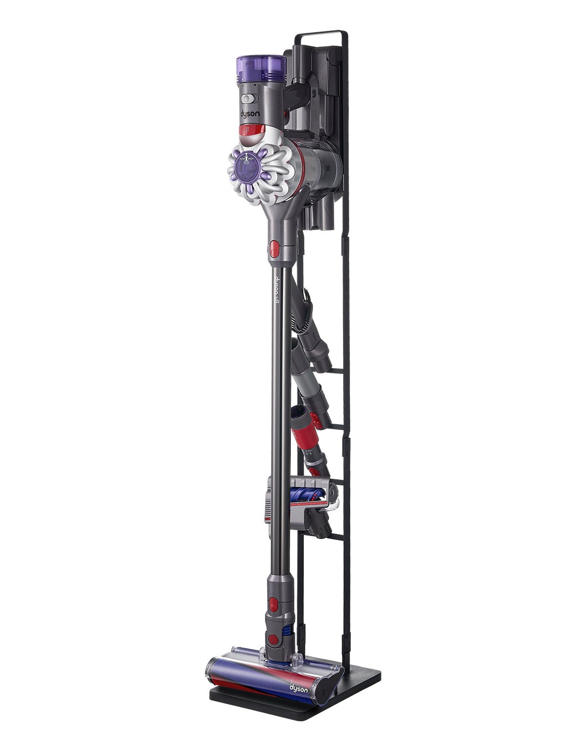 VEVOR Vacuum Stand for Dyson Multi-Models Storage Bracket Holder with 4 Hooks 