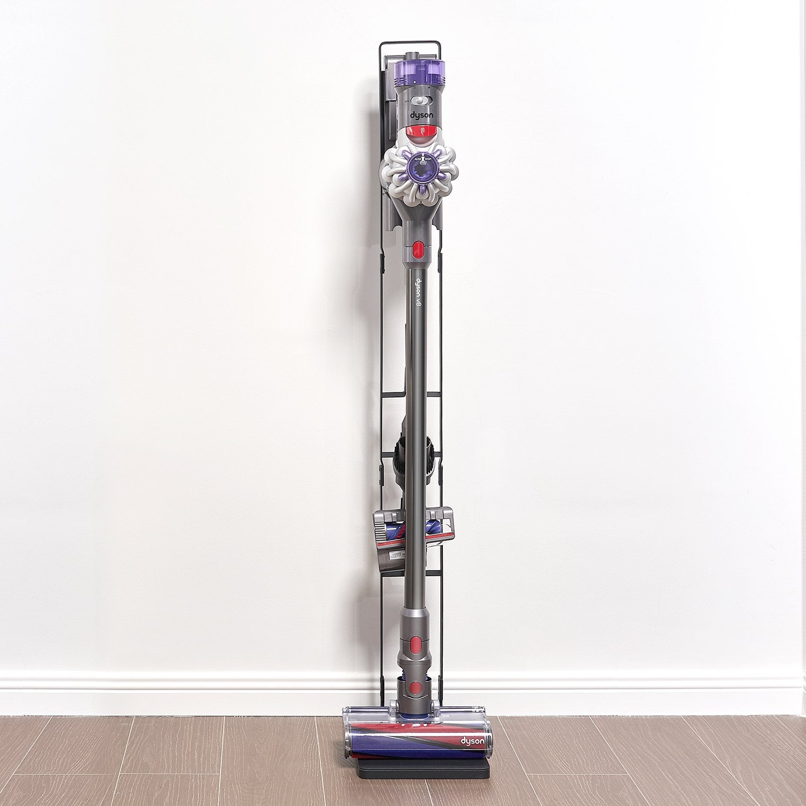 VEVOR Vacuum Stand for Dyson Multi-Models Storage Bracket Holder with 4 Hooks 