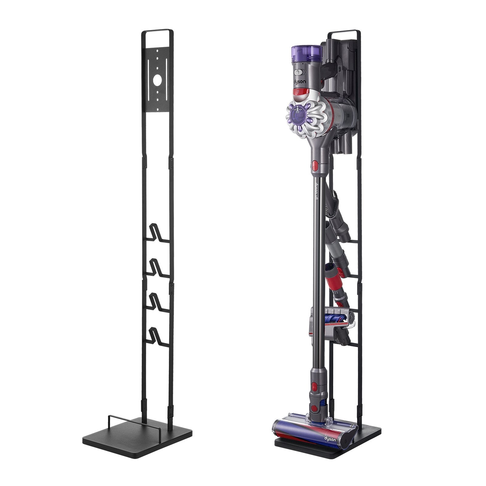 VEVOR Vacuum Stand for Dyson Multi-Models Storage Bracket Holder with 4 Hooks 
