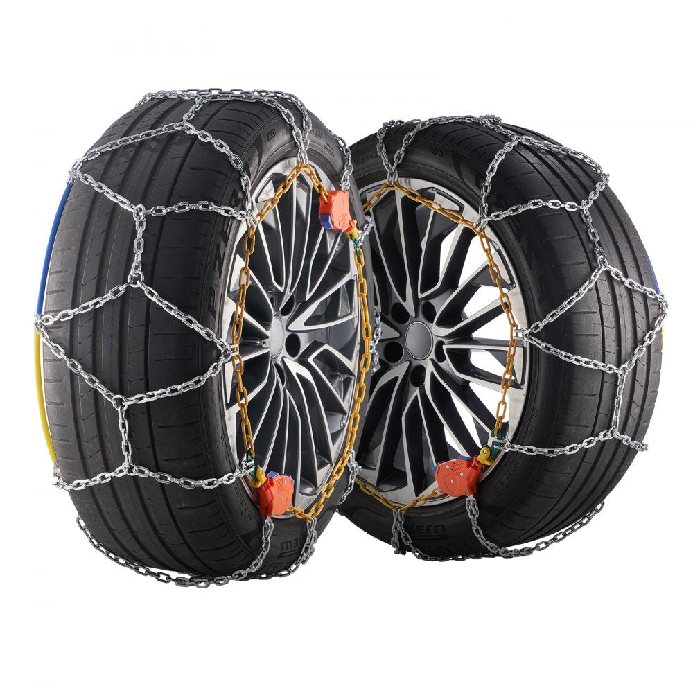 VEVOR Auto Tightening Snow Chains Diamond Mesh Anti-slip Traction Wheel Chains 