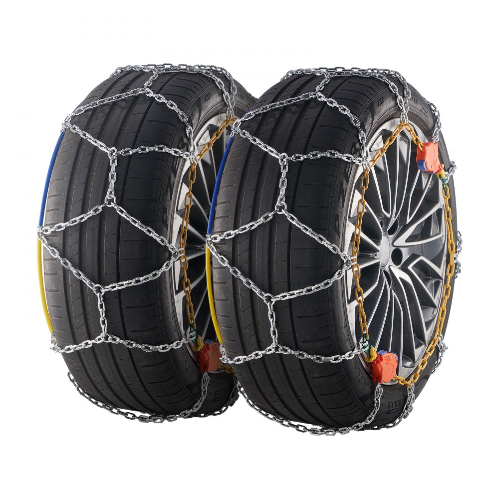 VEVOR Auto Tightening Snow Chains Diamond Mesh Anti-slip Traction Wheel Chains 