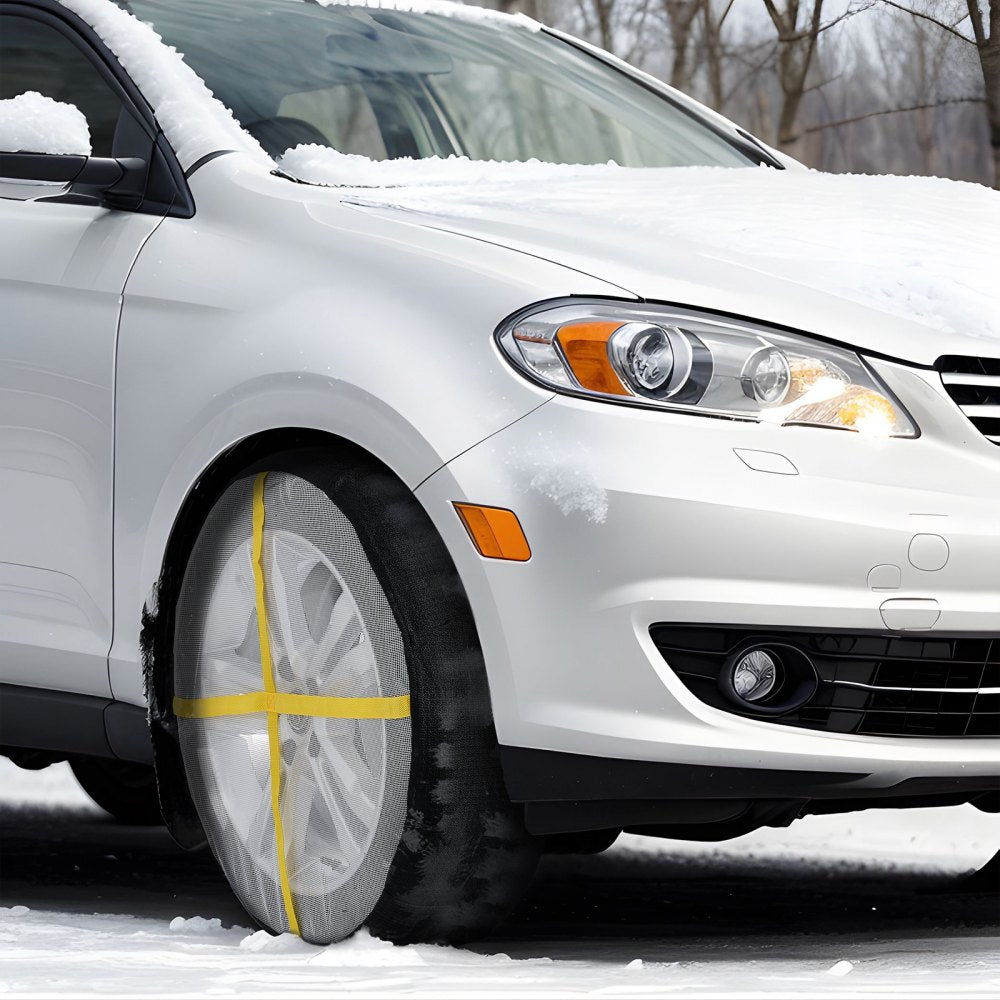 VEVOR Thickened Snow Socks for Tires Full Coverage Snow Traction Tire Cover 