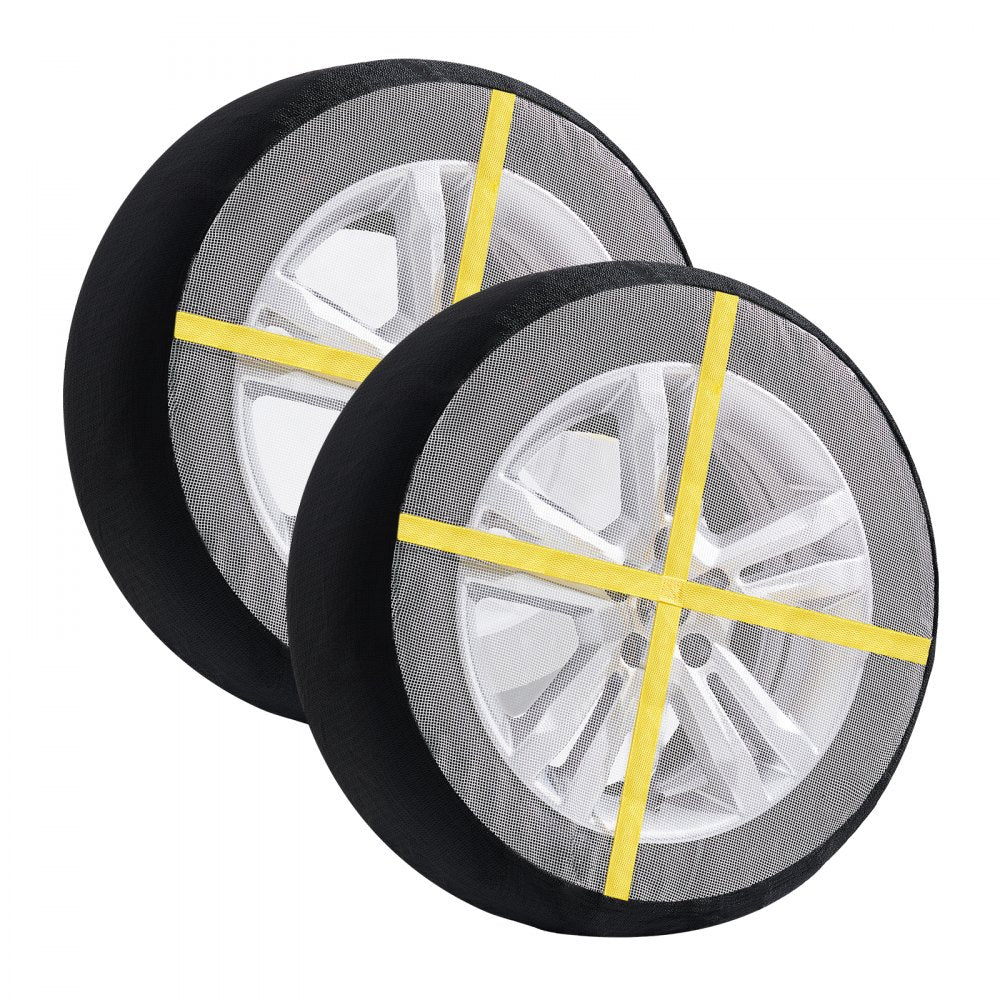 VEVOR Thickened Snow Socks for Tires Full Coverage Snow Traction Tire Cover 