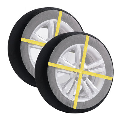 VEVOR Thickened Snow Socks for Tires Full Coverage Snow Traction Tire Cover 