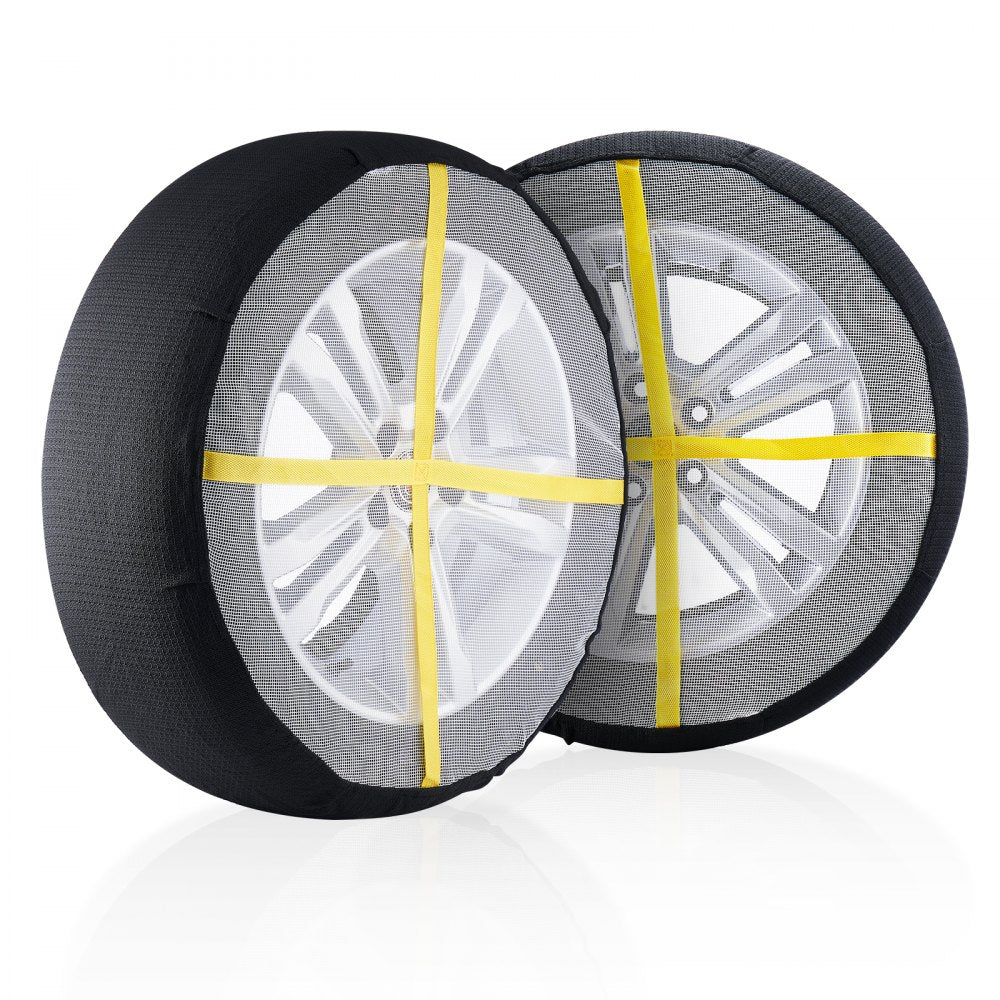 VEVOR Thickened Snow Socks for Tires Full Coverage Snow Traction Tire Cover 
