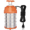 VEVOR LED Temporary Work Light, 150W, 20000lm Construction Lights, 5000K Portable Super Bright & Waterproof & Connected Up to 6 lights, Hanging Job Site Lighting for Indoor and Outdoor Lighting