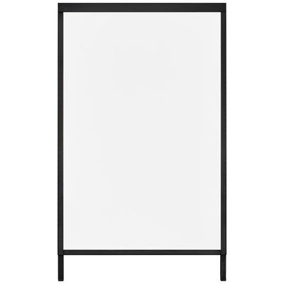 VEVOR A Frame Sidewalk Sign, 24x36 Inch Heavy Duty Slide-in Signboard Holder, Double-Sided Folding Sandwich Board Signs, Steel Pavement Sign Poster for Outdoor Business Street Advertising (Frame only) 