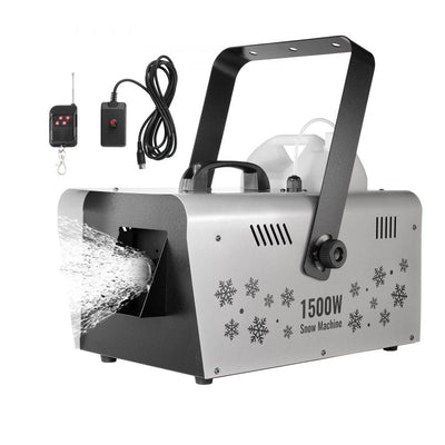 VEVOR Snow Machine 1500W Wireless Remote Handheld Hanging Snow Making Machine 