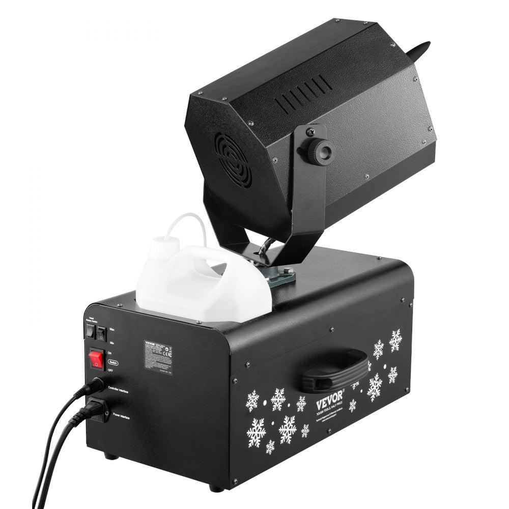 VEVOR Snow Machine 2000W Wireless Remote Swing Snow Making Machine for Holiday 