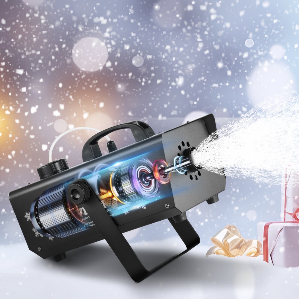 VEVOR Snow Machine 650W Handheld Hanging Snow Making Machine for Holidays 