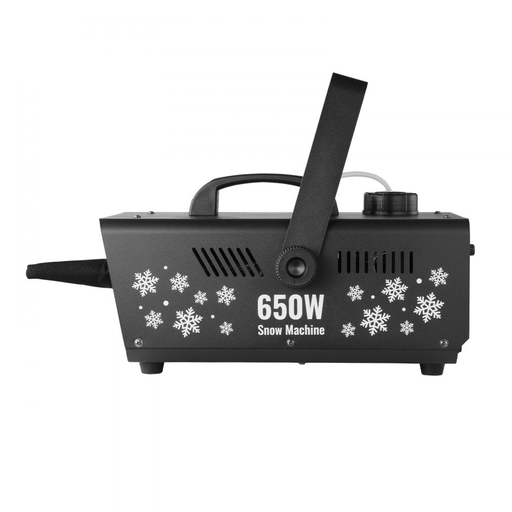 VEVOR Snow Machine 650W Handheld Hanging Snow Making Machine for Holidays 