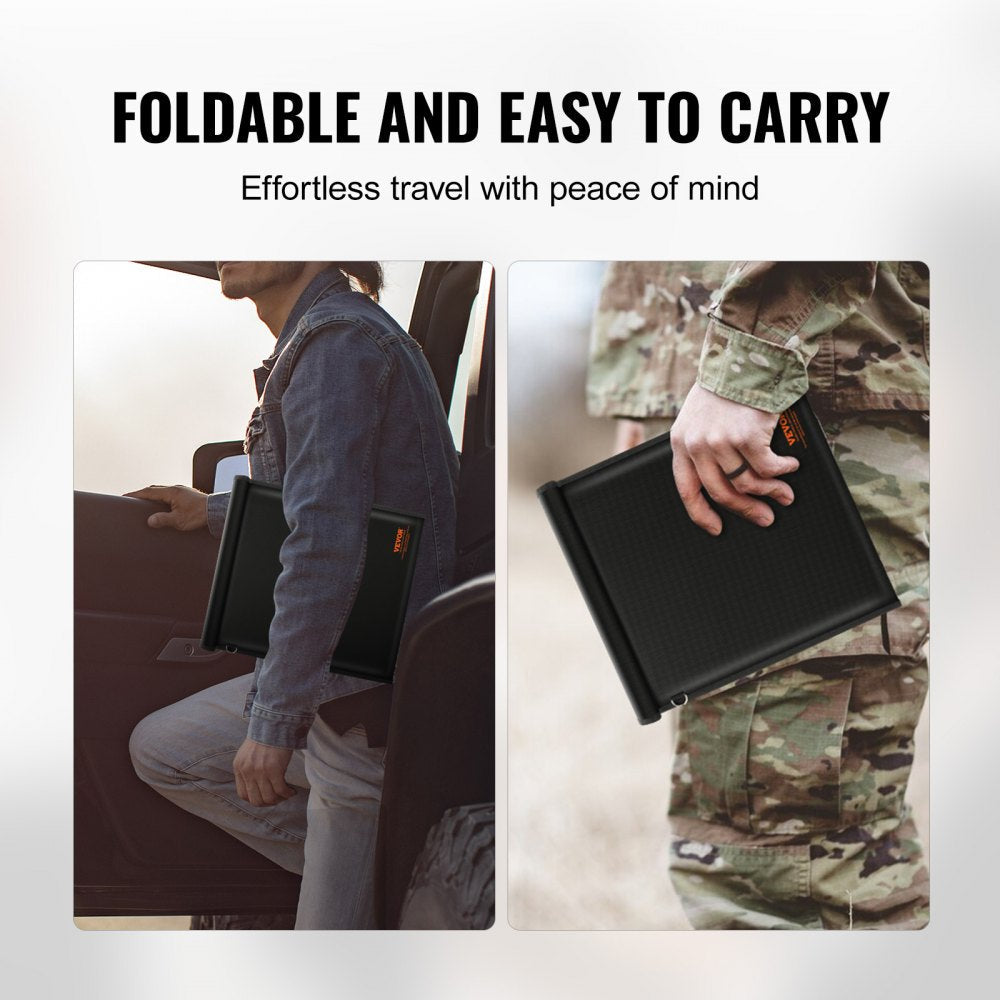 VEVOR Faraday Bag Signal Blocking Holder for Laptop & Tablets(16.9 x 15") Black 