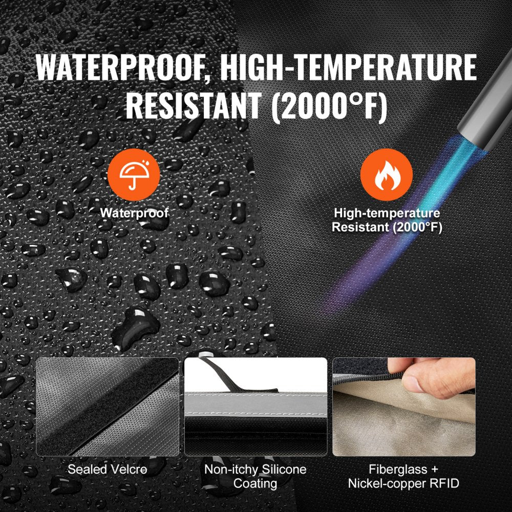 VEVOR Faraday Bag 4 Pack Signal Blocking Holder for Laptop Tablet Phone Radio XL 